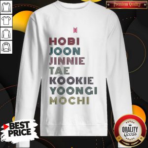Funny Hobi Joon Jinnie Tae Kookie Yoongi Mochi Vintage Sweatshirt