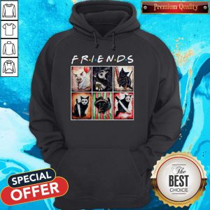 Funny Horror Characters Cat Version Friends Hoodie