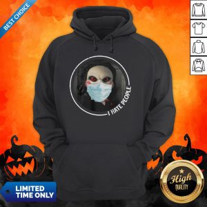 Jigsaw Face Mask I Hate People Hoodie