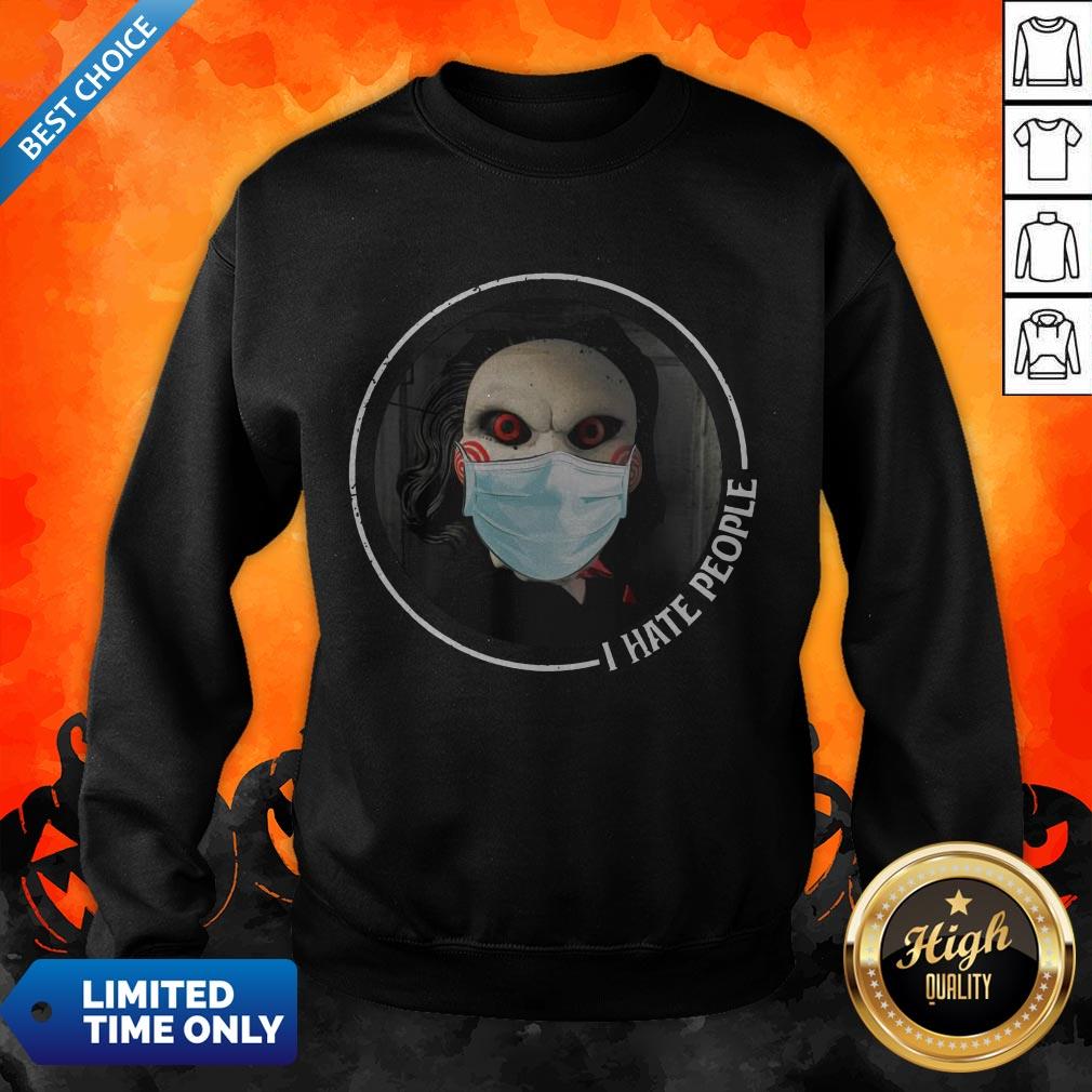 Jigsaw Face Mask I Hate People Shirt Jigsaw Face Mask I Hate People Sweatshirt