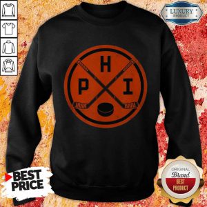 Nice Philadelphia Ice Hockey Sticks Philly PHI Flyer Vintage Sweatshirt