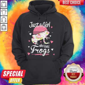 Official Just A Girl Who Loves Frogs Hoodie