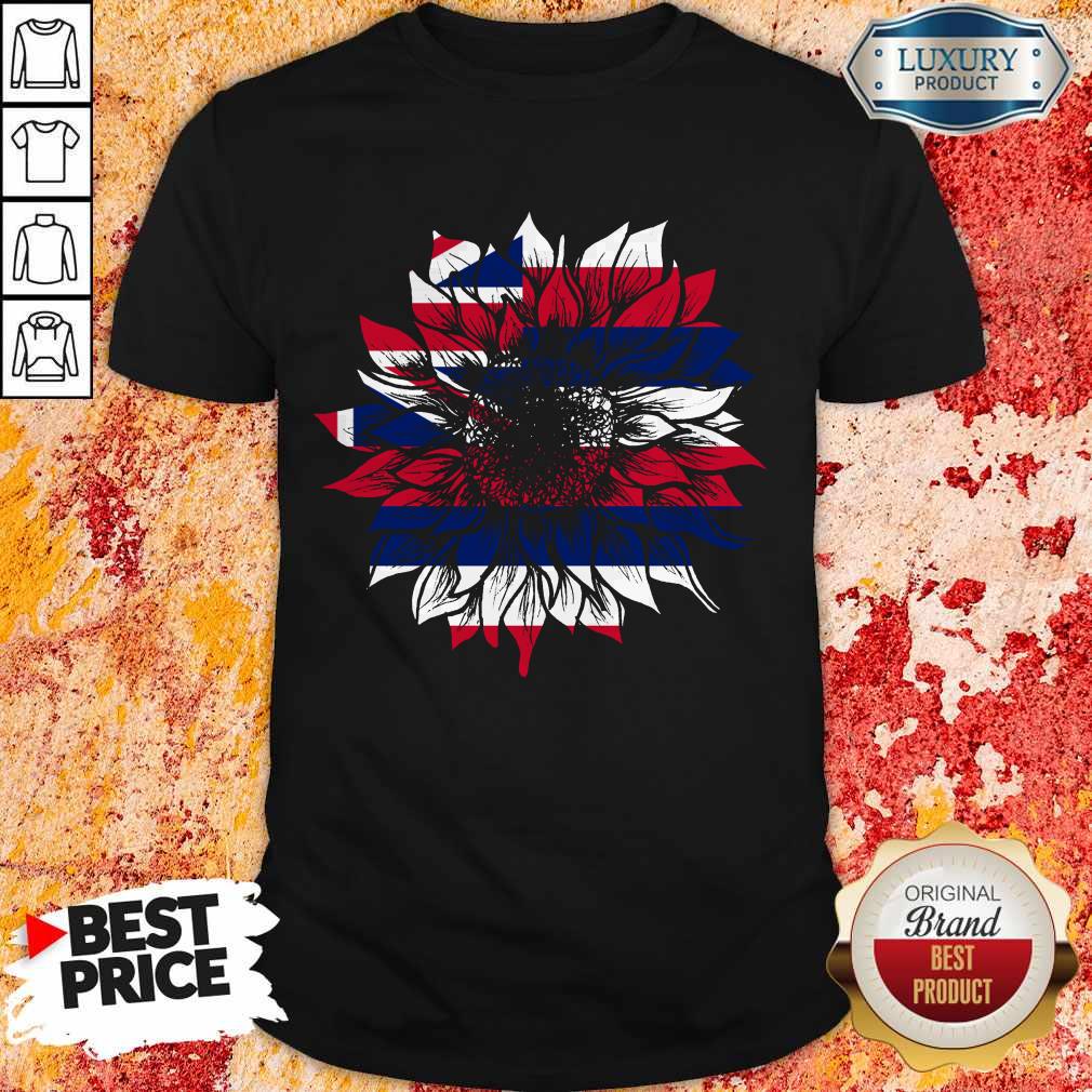 Official Sunflower Hawaii Flag Shirt Official Sunflower Hawaii Flag Shirt