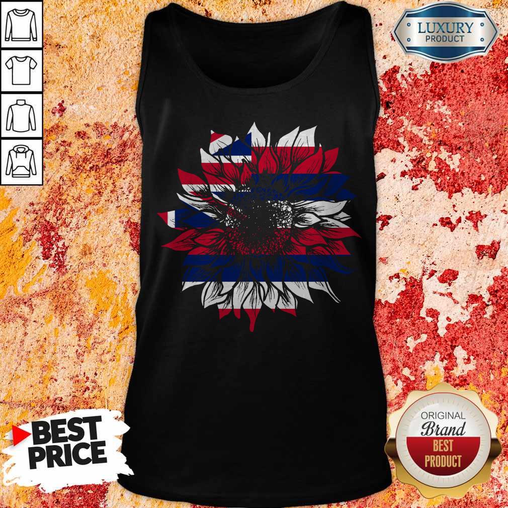 Official Sunflower Hawaii Flag Shirt Official Sunflower Hawaii Flag Tank Top