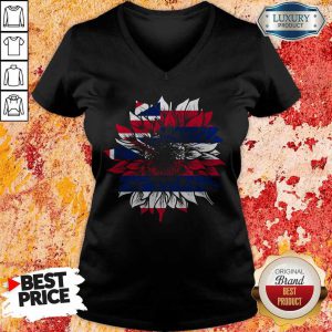 Official Sunflower Hawaii Flag V-neck