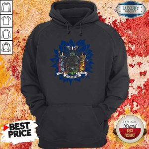 Official Sunflower New York Flag Hoodie