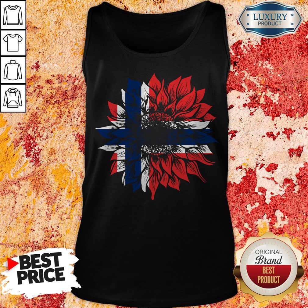 Official Sunflower Norway Flag Shirt Official Sunflower Norway Flag Tank Top