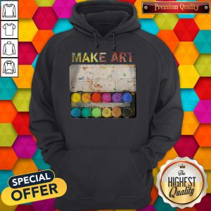 Premium Make Art Artist Painting Hoodie