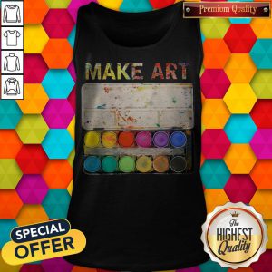 Premium Make Art Artist Painting Tank Top