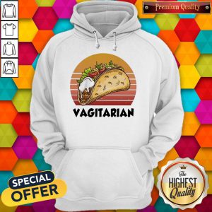 Premium Vagiatarian Food Vintage Retro Hoodie