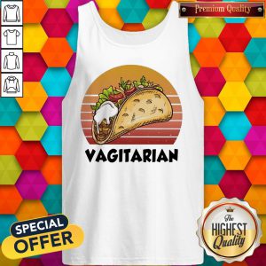 Premium Vagiatarian Food Vintage Retro Tank Top