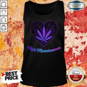 Pretty Heart High Maintenance Weed Tank Top