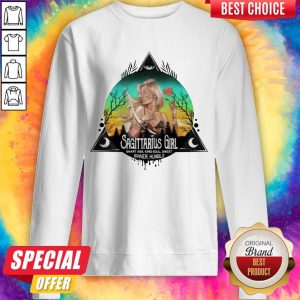Pretty Sagittarius Girl Smart Ass Kind Soul Sweet Sinner Humble Sweatshirt