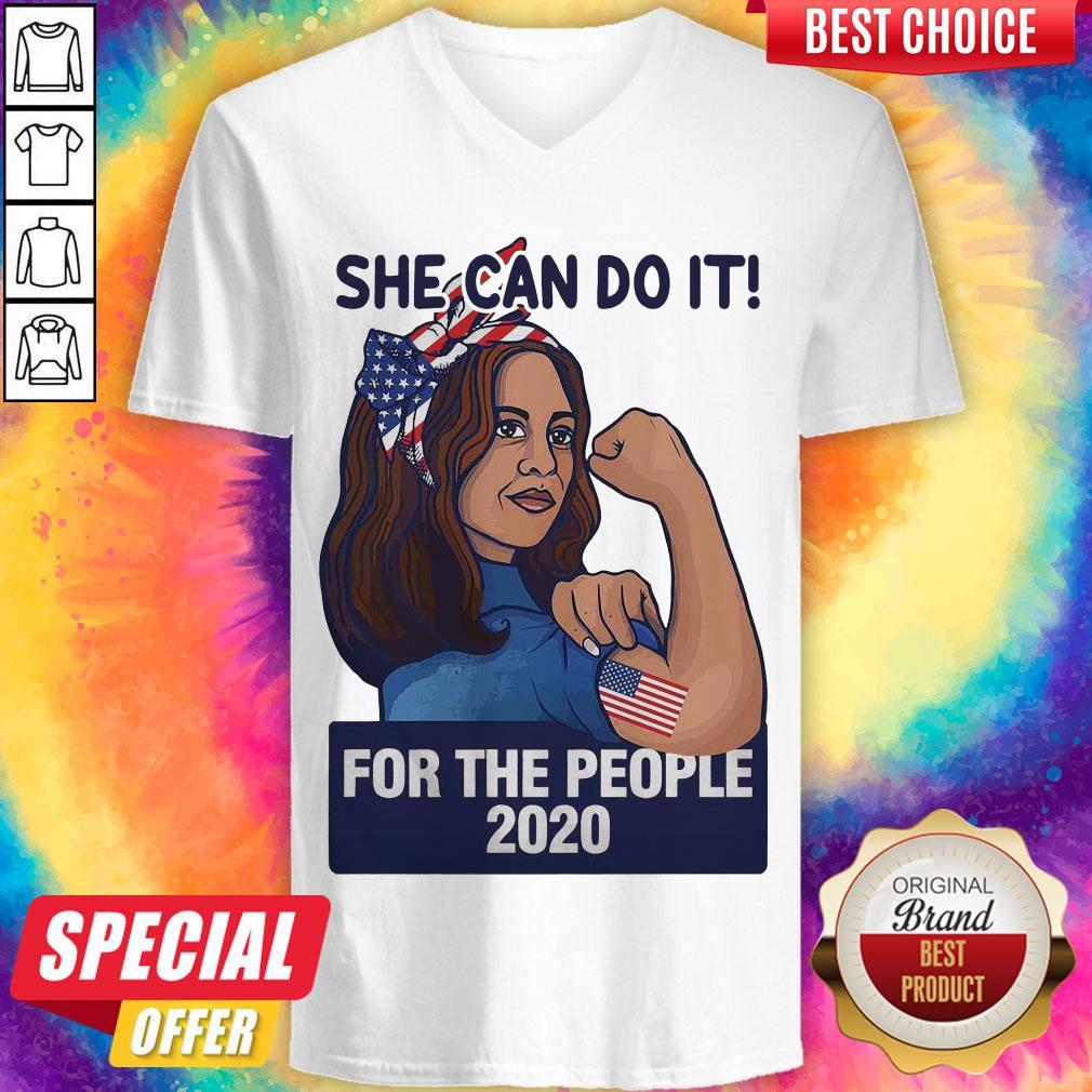 She Can Do It For The People 2020 Shirts She Can Do It For The People 2020 V-neck