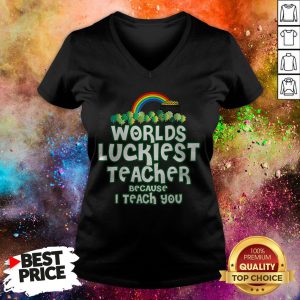 Teacher For St Pats Day St Patricks Day V-neck