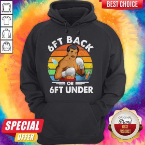 Top Neil Degrasse Tyson Caricature 6ft Back Or 6ft Under Vintage Hoodie
