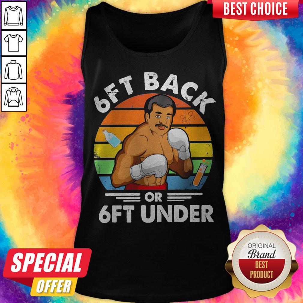 Top Neil Degrasse Tyson Caricature 6ft Back Or 6ft Under Vintage Shirt Top Neil Degrasse Tyson Caricature 6ft Back Or 6ft Under Vintage Tank Top