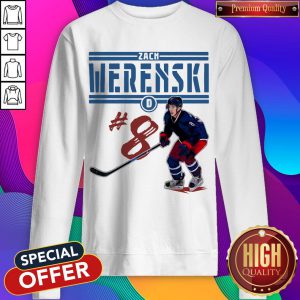 Top Zach Werenski Columbus Hockey Official Sweatshirt