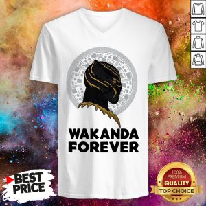 Black Panther Wakanda Forever Thank You For The Memories Signature V-neck