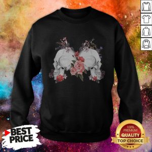 Day Of The Dead Dia De Muertos Rose Sugar Skull Sweatshirt