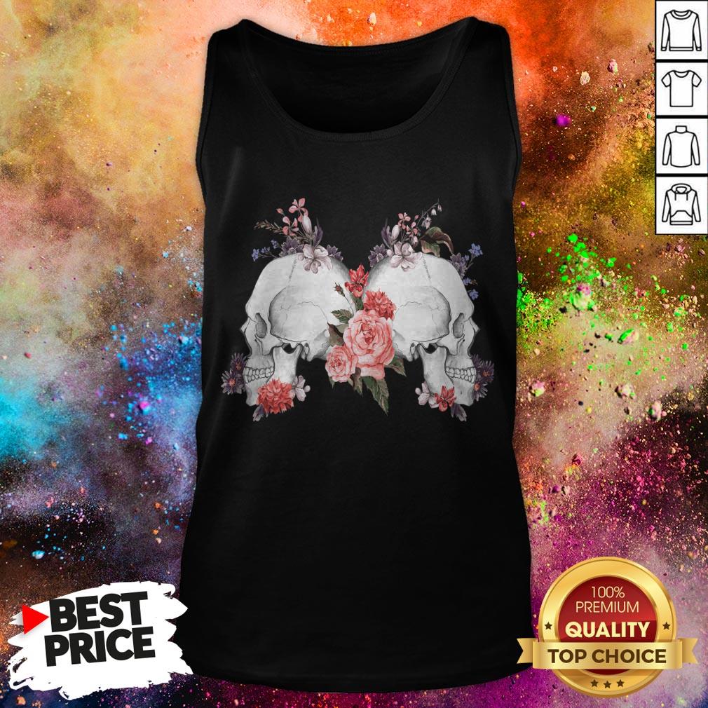 Day Of The Dead Dia De Muertos Rose Sugar Skull Shirt Day Of The Dead Dia De Muertos Rose Sugar Skull Tank Top