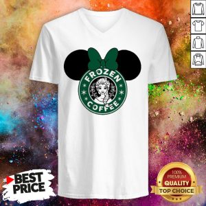 Disney Minnie Mouse Starbuck Frozen Coffee V-neck