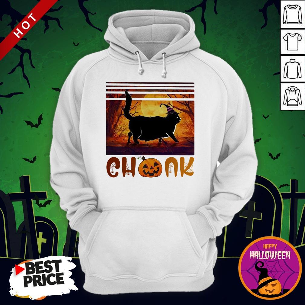 Halloween Cat Chonk Pumpkin Vintage Shirt Halloween Cat Chonk Pumpkin Vintage Hoodie