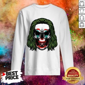 Joker Clown Skull Day Of Dead Muertos Sweatshirt