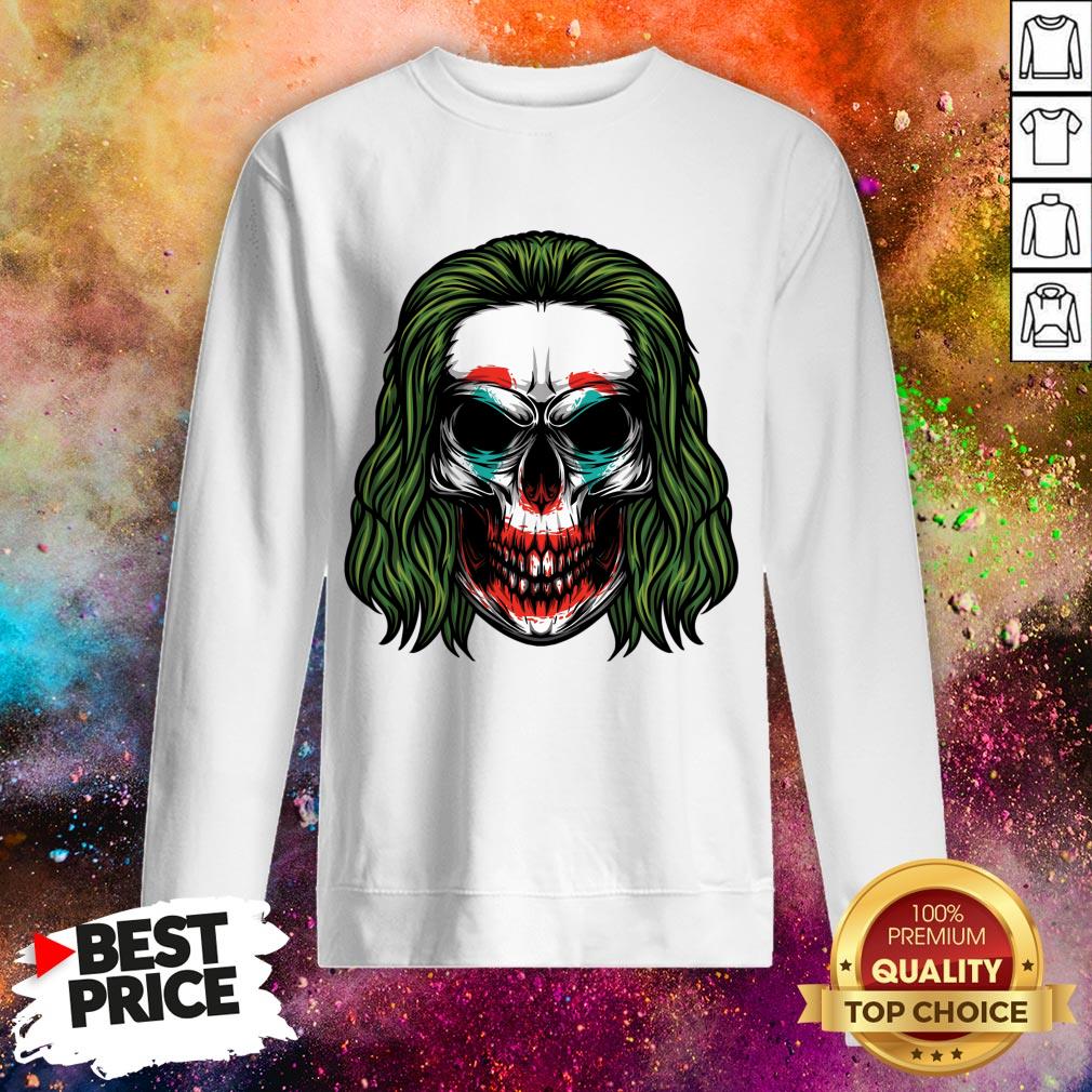 Joker Clown Skull Day Of Dead Muertos Shirt Joker Clown Skull Day Of Dead Muertos Sweatshirt