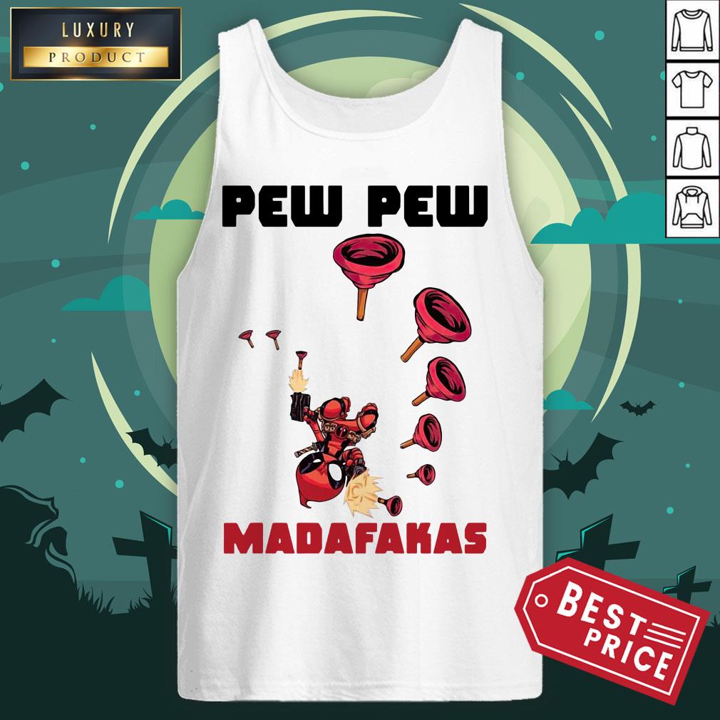 Official Baby Yoda Deadpool Pew Pew Madafakas Shirt Official Baby Yoda Deadpool Pew Pew Madafakas Tank Top