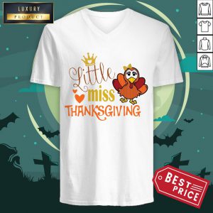 Official Little Miss Thanksgiving V-neck