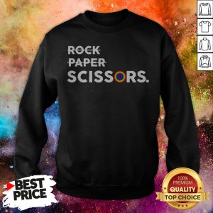 Rock Paper And Scissors LGBT Sweatshirt