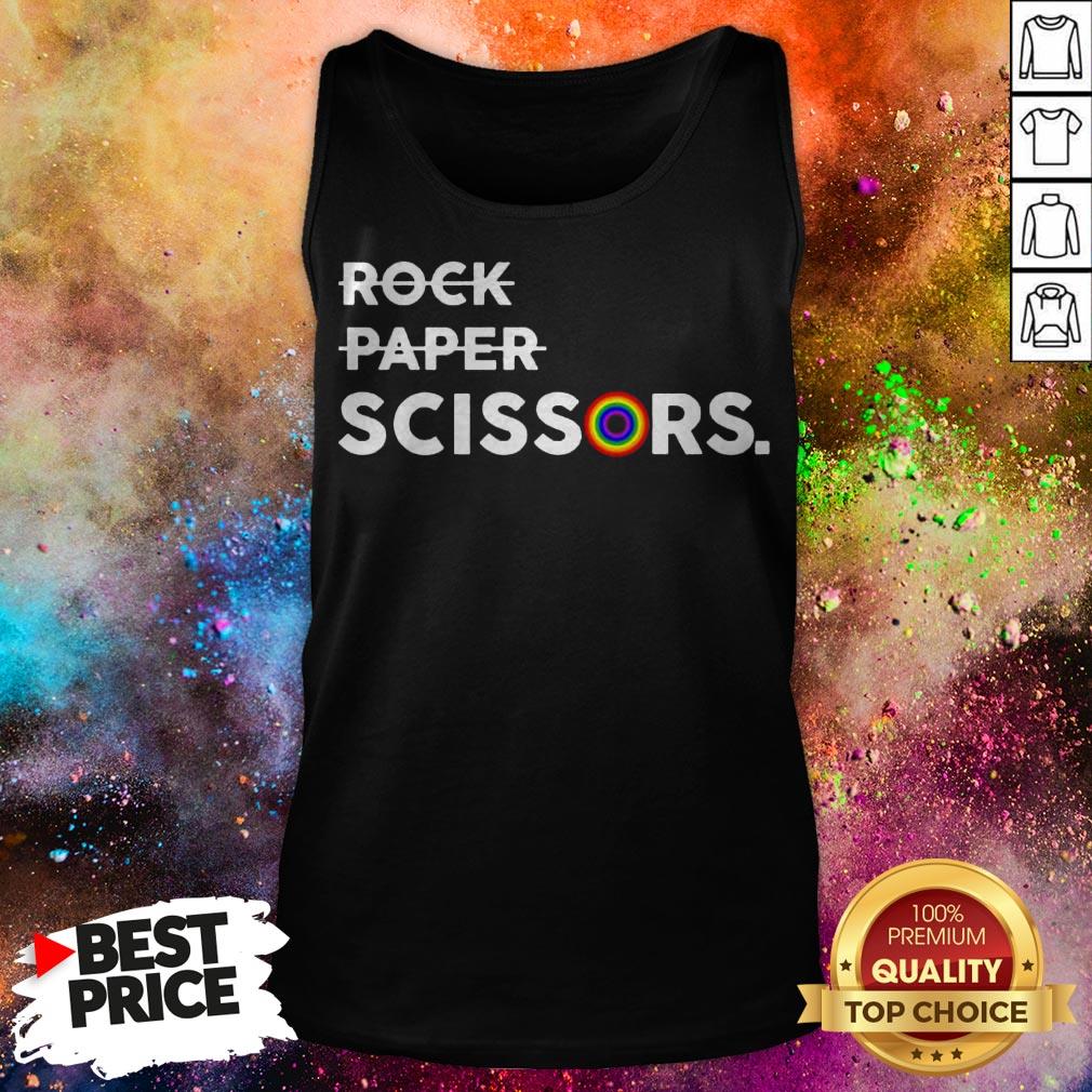 Rock Paper And Scissors LGBT Shirt Rock Paper And Scissors LGBT Tank Top