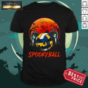 Sookyball Sunset Tomb Ghost Halloween Shirt