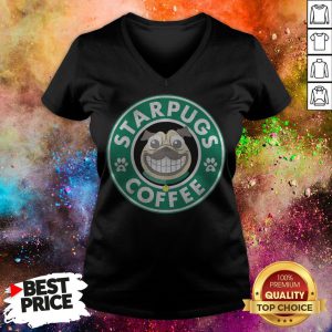 StarPugs Coffee For Pug Lovers V-neck
