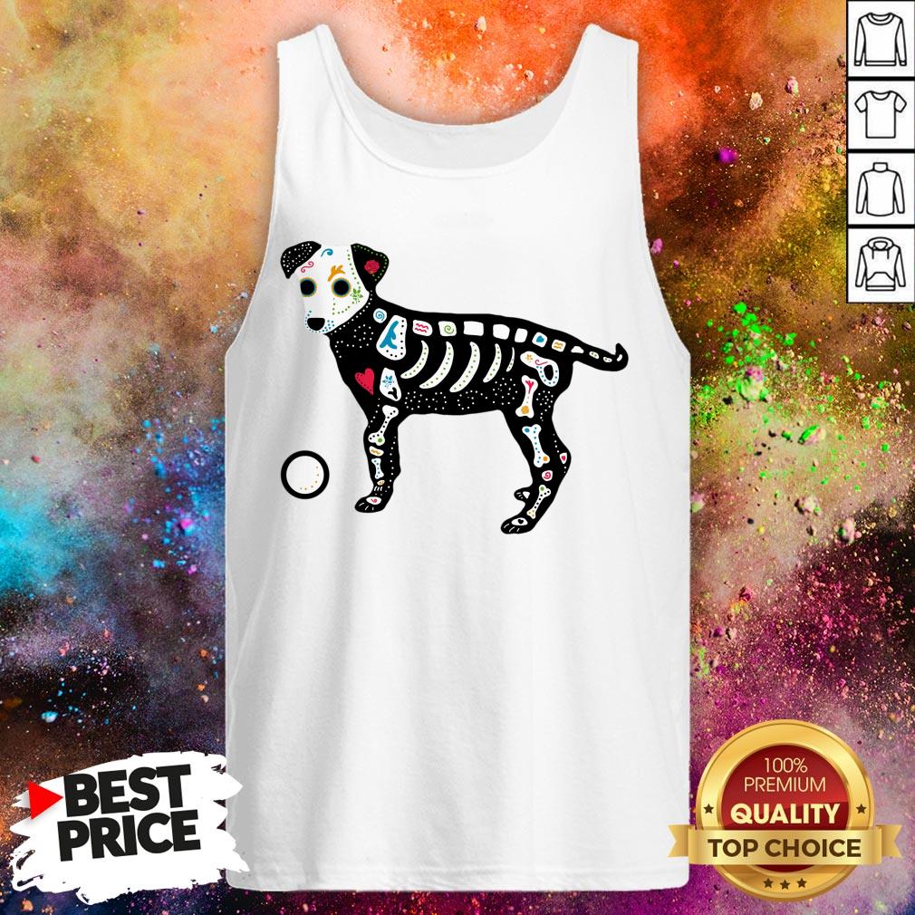 Sugar Skull Puppy Day Of The Dead Dia De Muertos Shirt Sugar Skull Puppy Day Of The Dead Dia De Muertos Tank Top
