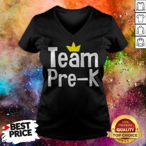 Team Pre-K Teacher Student Back To School Gift V-neck