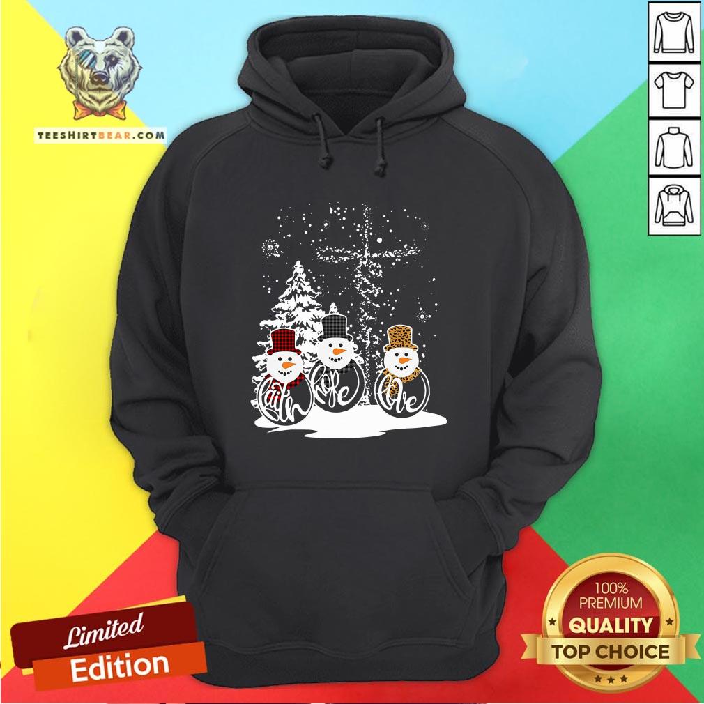 Pretty Three Snowman Merry Christmas Hoodie - Design By T-shirtbear.com Pretty Three Snowman Merry Christmas Hoodie - Design By T-shirtbear.com
