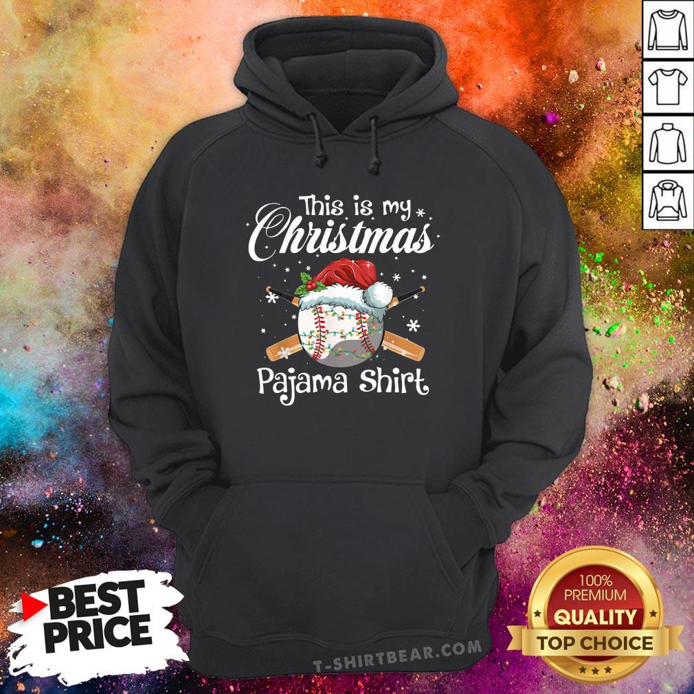 Cute This Is My Christmas Baseball Pajama Hoodie - Design By T-shirtbear.com Cute This Is My Christmas Baseball Pajama Hoodie - Design By T-shirtbear.com