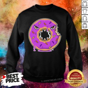 Nice Scary Donut Costume Happy Halloween Sweatshirt - Design By T-shirtbear.com