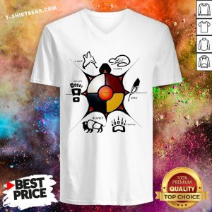 Perfect Native American Truth V-neck - Design By T-shirtbear.com