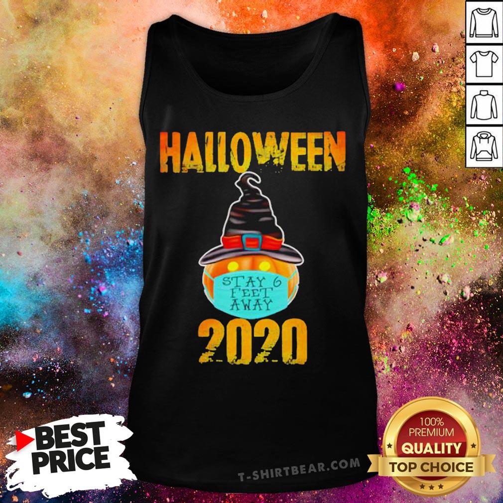 Pumpkin Wearing Mask Stay 6 Feet Away Halloween 2020 Tank Top - Design By T-shirtbear.com Pumpkin Wearing Mask Stay 6 Feet Away Halloween 2020 Tank Top - Design By T-shirtbear.com