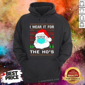 Santa Claus Face Mask I Wear It For The Ho’s Christmas 2020 Hoodie - Design By T-shirtbear.com