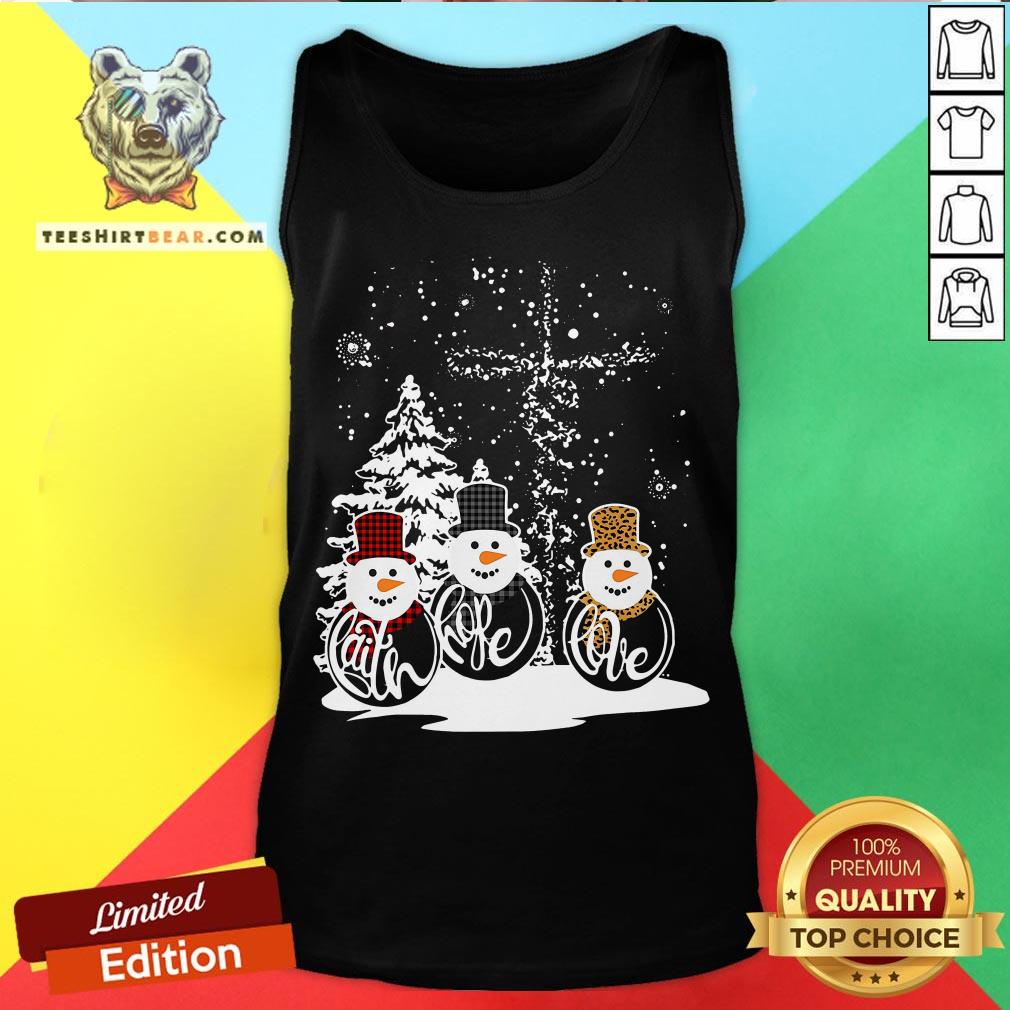 Pretty Three Snowman Merry Christmas Tank Top - Design By T-shirtbear.com Pretty Three Snowman Merry Christmas Tank Top - Design By T-shirtbear.com
