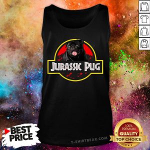 Premium Jurassic Pug Tank Top - Design By T-shirtbear.com