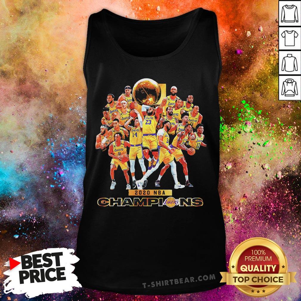 Awesome Los Angeles Lakers 2020 NBA Champions Tank Top - Design By T-shirtbear.com Awesome Los Angeles Lakers 2020 NBA Champions Tank Top - Design By T-shirtbear.com