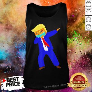 Cute Trumpkin Mask Donald Trump Halloween Tank Top - Design By T-shirtbear.com
