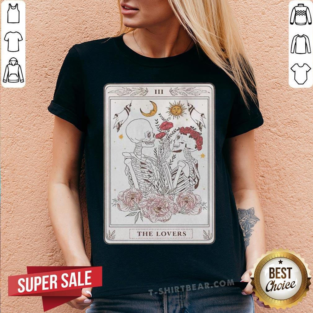 Awesome The Lovers Skelete V-neck - Design By T-shirtbear.com Awesome The Lovers Skelete V-neck - Design By T-shirtbear.com