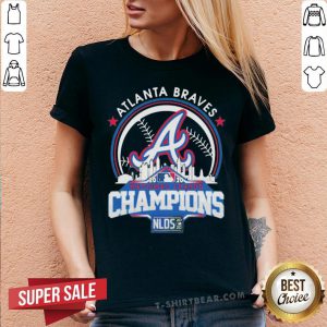 Awesome Atlanta Braves National League Champions NLDS 2020 V-neck - Design By T-shirtbear.com