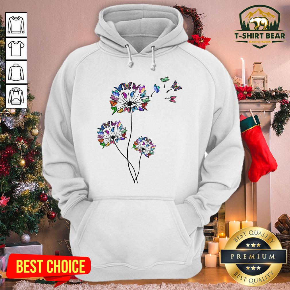 Pretty Butterflies Dandelions Hoodie - Design By T-shirtbear.com Pretty Butterflies Dandelions Hoodie - Design By T-shirtbear.com